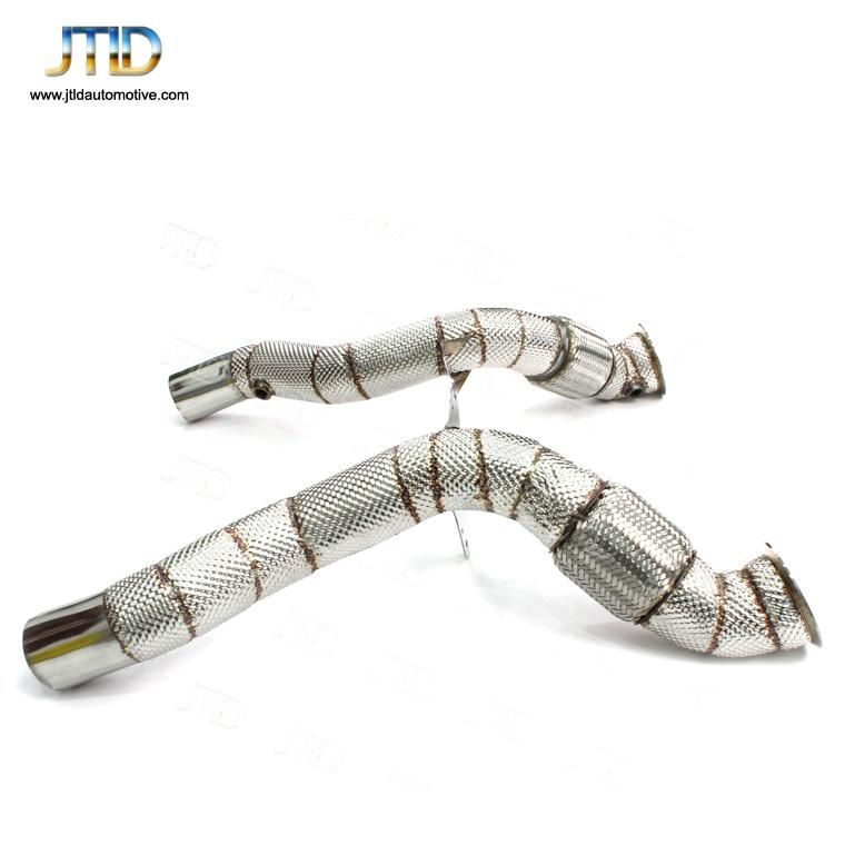 China Factory Price Exhaust Downpipe with Heat Shield for Ferrari 488
