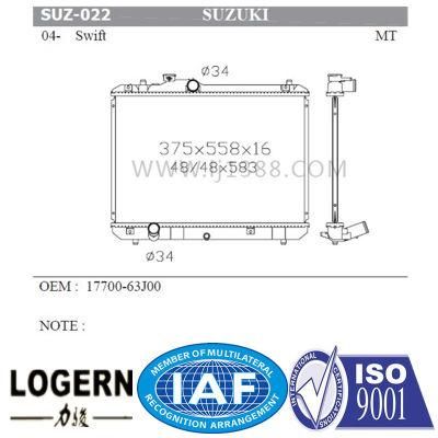 Xassy Radiator for Suzuki Swift&prime;04- Mt OEM: 17700-63j00