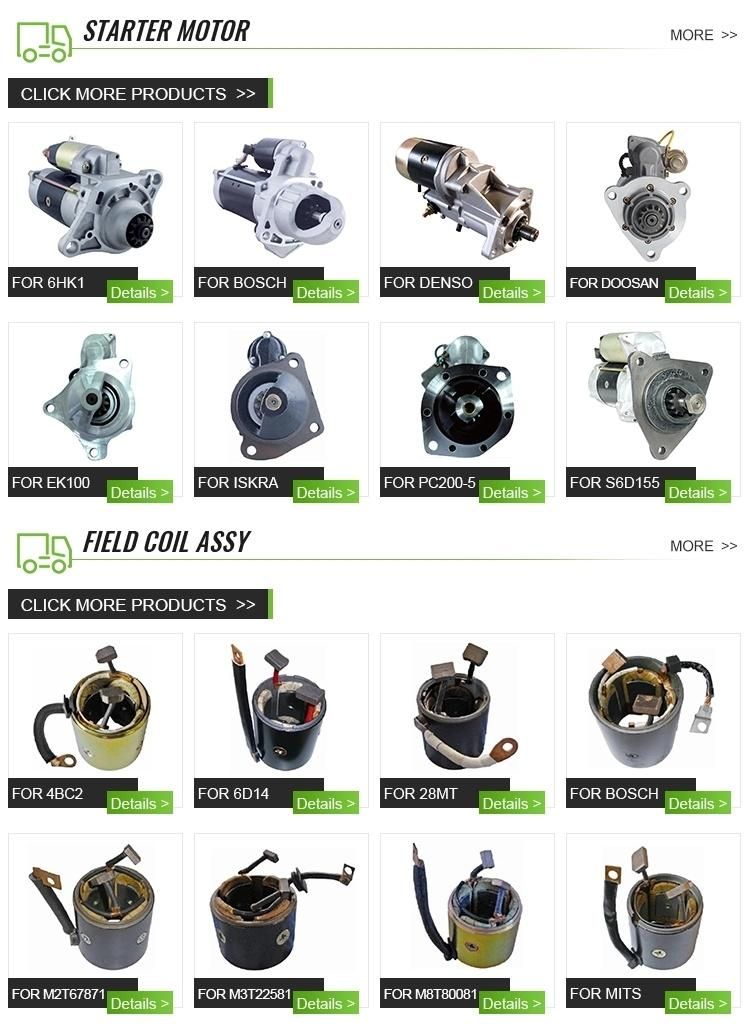 Factory Supply Diesel Engine Starter Motor 0001107442 12V 1.4kw 9t