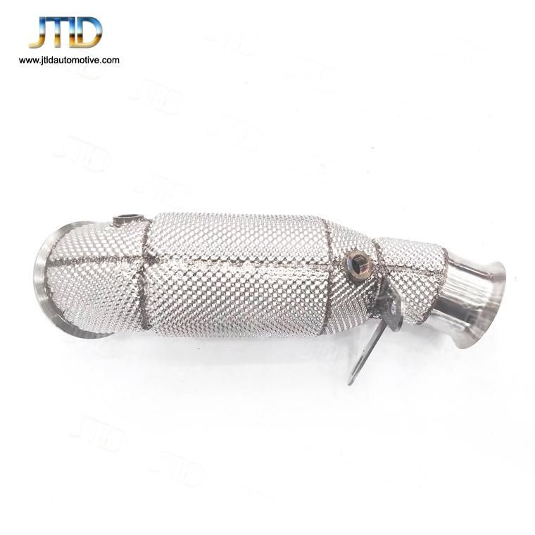 China Manufacturer Exhaust Downpipe with Heat Shield for BMW M235 N55