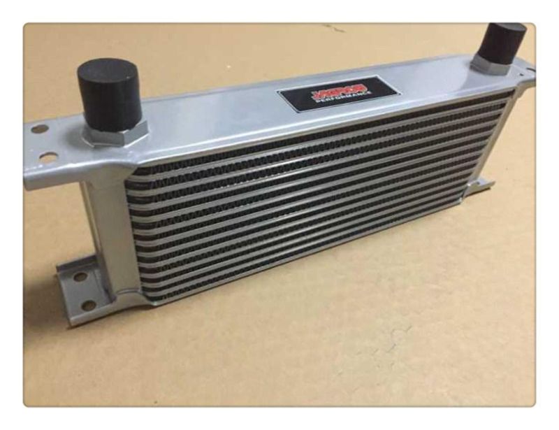 Jagrow Performance Silver Oil Cooler 13 Row with 330mm Length
