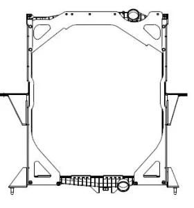 Truck Radiator for Volvo Terberg Fh-11 FM-9/12 OE#8500327