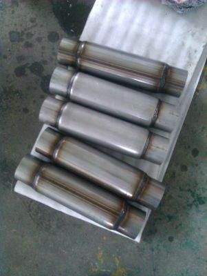 Megapower Exhaust Hotdog Resonator Muffler Glass Pack Flow