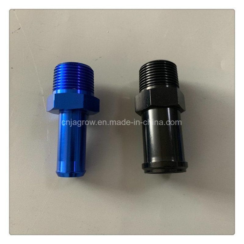 Aluminum Adapter Male 1′′ NPT to Barb Straight 1′′