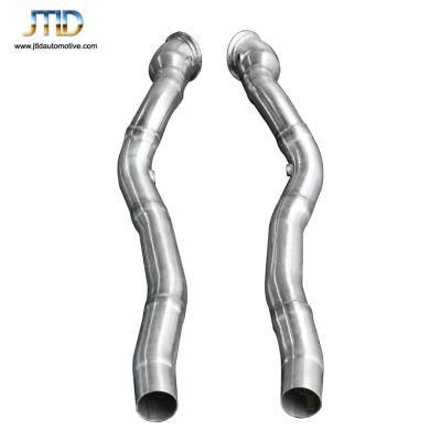 Polish Straight Catless Exhaust Downpipe for Ferrari California