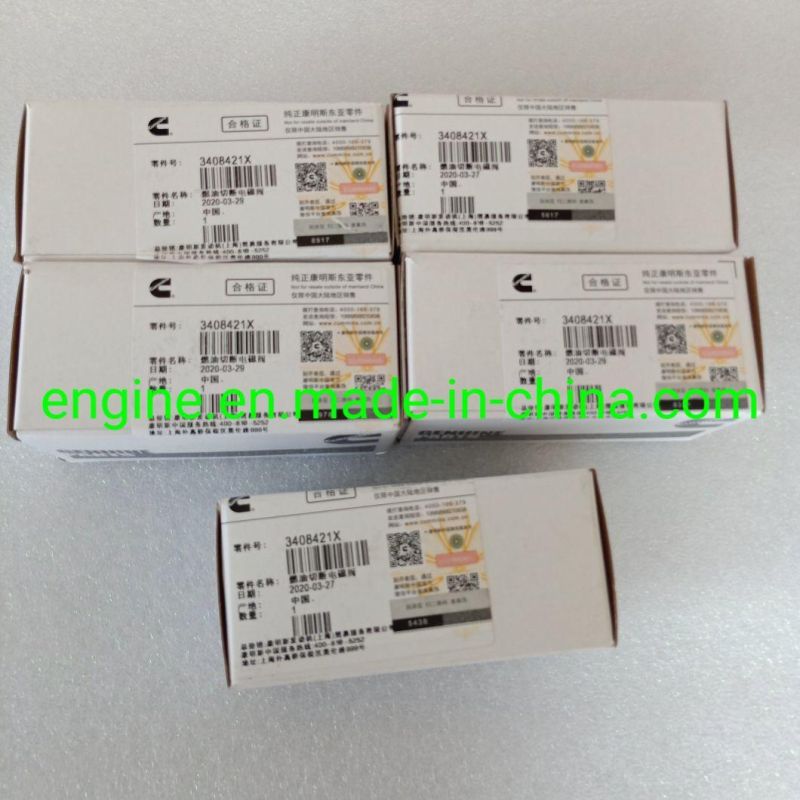 Genuine Qsm11 Solenoid Valve 3408421 4024808 3054611 3054608 3021090 3054606