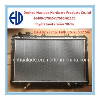 Aluminum Plastic Auto Radiators for Toyota Land Cruiser (HLD12165) OEM: 16400-17030
