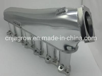 Intake Manifold for Supra 2jz 2jz-Gte Billet 90mm with 6 Injector Ports Fuel Rail and Throttle Body