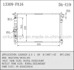 Radiator for Daewoo Leganza 2.0 I 16V at 13009 (DA-019)