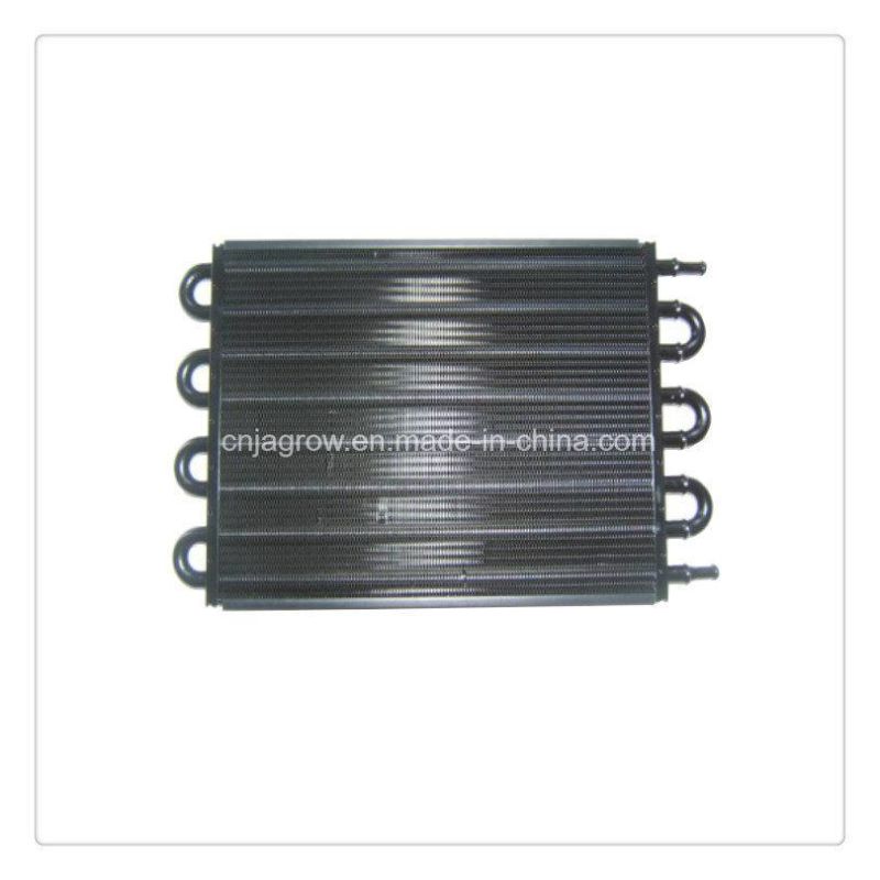 Tube Fin Transmission Oil Cooler 8 Pass with Side Plate