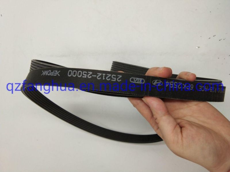 Power Belt Enginer Parts Hyundai Genuine Belts 25212 25000 6pk2854