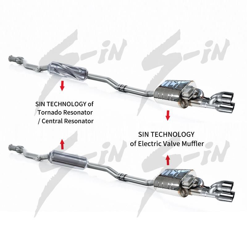 Carspower Exhaust Muffler for Universal Car