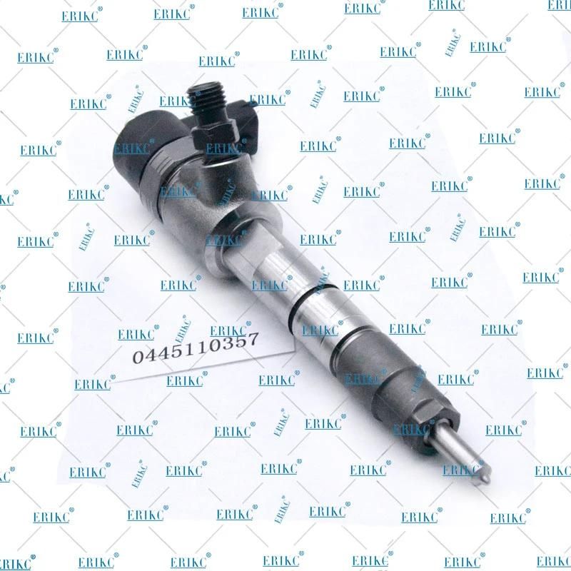 Erikc 0 445 110 357 Diesel Engine Ca4d28cr2l Fuel Injector 0445110357 Spare Parts Common Rail Injection 0445 110 357