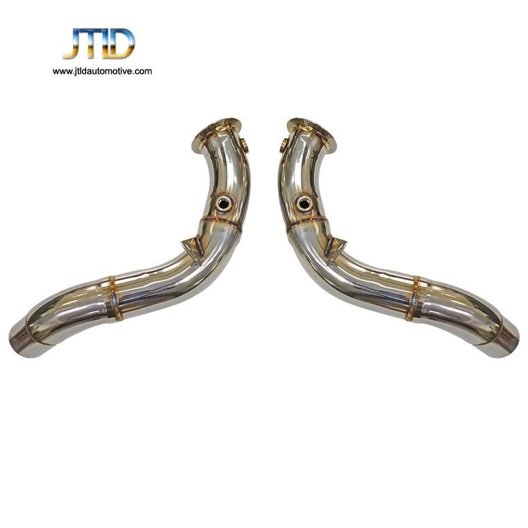 3" Stainless Steel Catless Downpipes Decat for F10 M5 F12 F13 M6 Downpipe 2012+