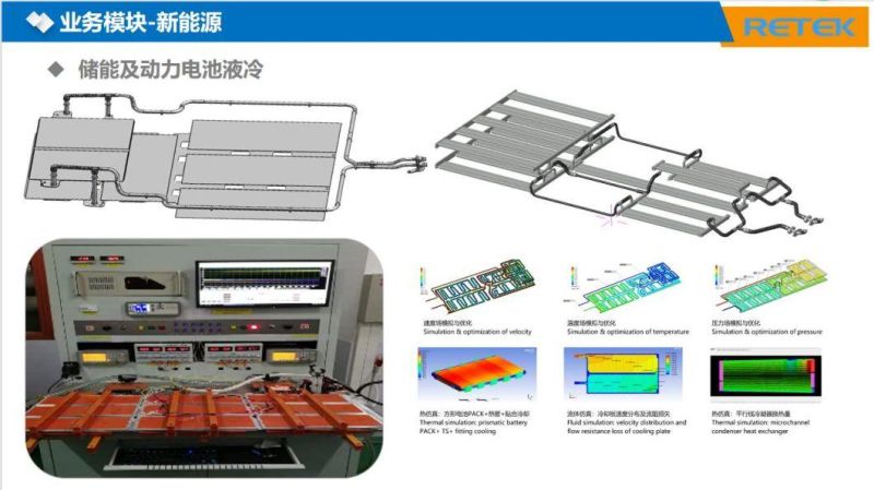 Rechargeable Battery Vehicle Water Liquid Cold Aluminum Cooling Plate