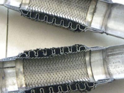 High Flexibility Exhaust Flexible Pipes/Bellows with Inner Interlock Hose and out Braider