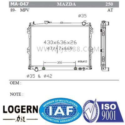 Ma-047 Panel Radiator for Mazda Mpv&prime;89- at Dpi: 250