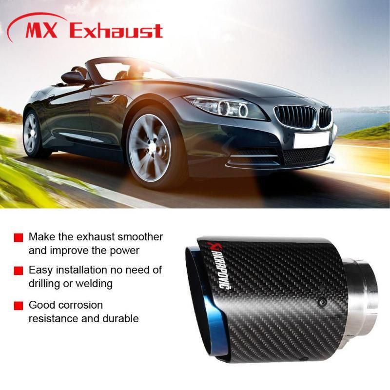 Hot Sales Universal Carbon Fiber Exhaust Tail/Tip Pipe Exhaust Pipes