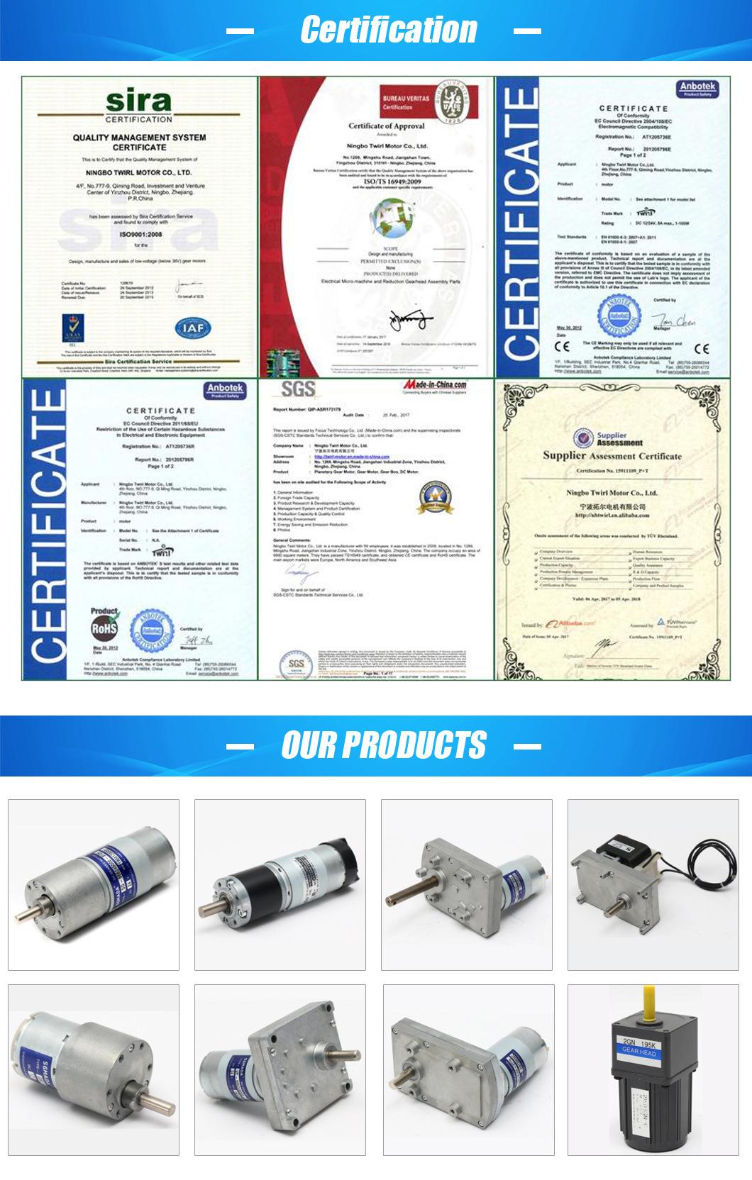3.4W 12V, 24V DC Planetary Geared Motor (PG-36545)