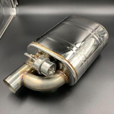 High Performance Car Universal Exhaust Muffler with Exhaust Vacuum Valve