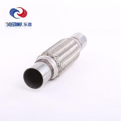 3.5 Exhaust Flex Pipe 4 Length Stainless Steel Coupling Interlock