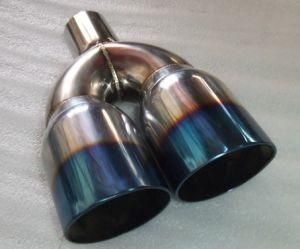 Exhaust Tips Round Outlet Burn Tip