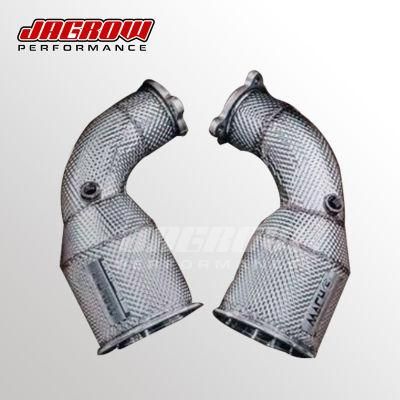High Performance for Porsche 971 Panamera 2.9t Ea839 200cell Heatshield Exhaust Downpipe