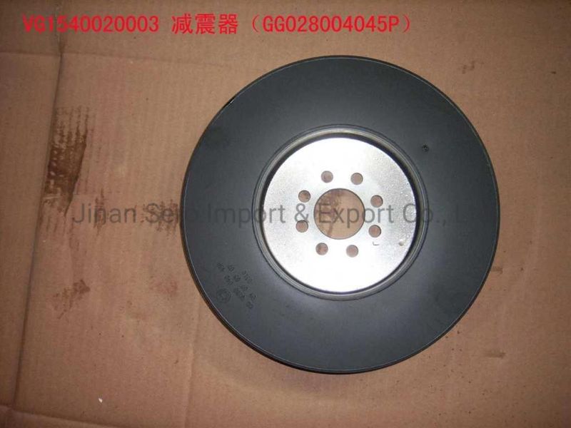 China Heavy Truck Sinotruk HOWO Shacman Foton Truck Spare Parts Weichai Wd615 Engine Spare Parts Crankshaft Vibration Damper Vg1560020010 Vg1540020003