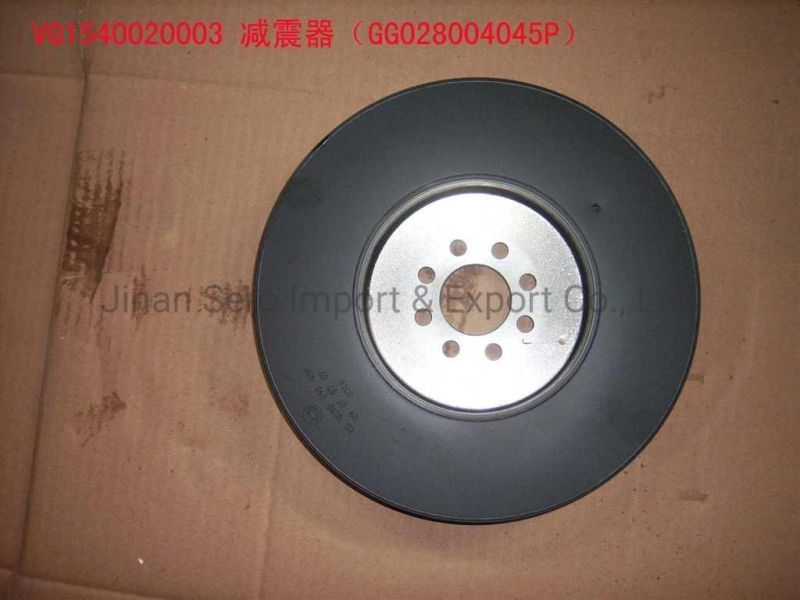 China Heavy Truck Sinotruk HOWO Shacman Foton Truck Spare Parts Weichai Wd615 Engine Spare Parts Crankshaft Vibration Damper Vg1560020010 Vg1540020003