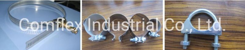 Stainless Steel Flex Pipe Exhaust Couplings with Mild Steel Extensions