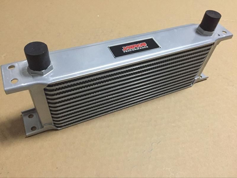 13 Row Universal Engine Oil Cooler Silver for Sale