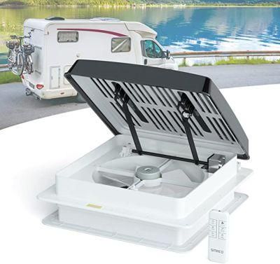 2012 DC 12V Automatic Cooling Fan for Yacht Bus Boat, Caravan Mute Vent Fan with Intake &amp; Smoke