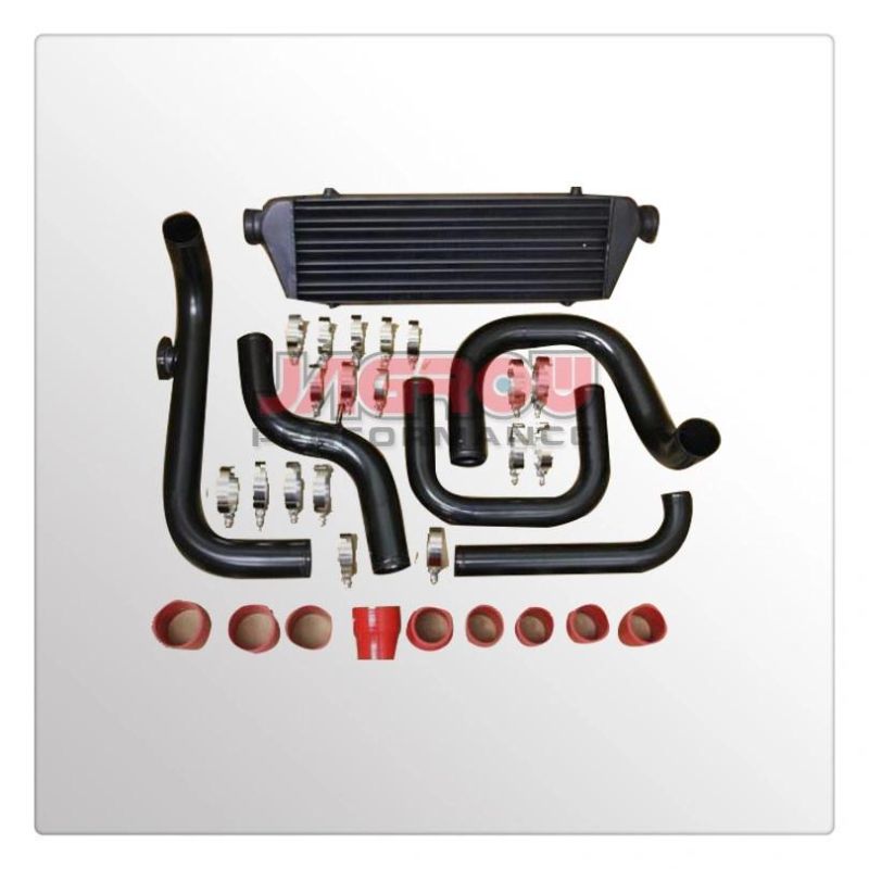 Black Aluminum Blot-on Turbo Intercooler Piping Kit for Honda Civic D15 D16 Si 92-95