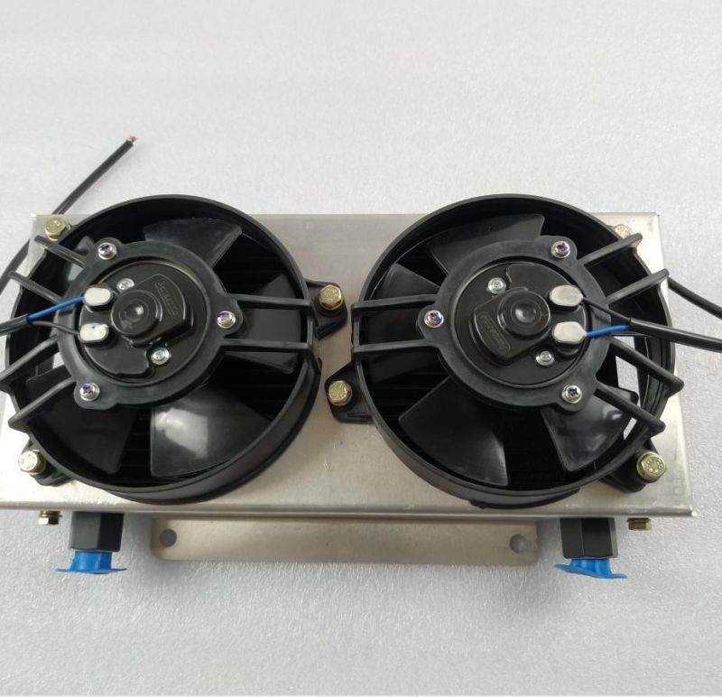Universal 19 Rows An10 Oil Cooler with Double Fan