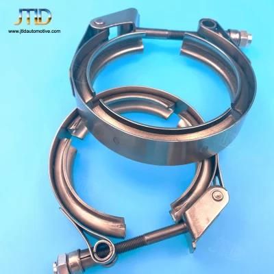 6 Inch Stainless Steel T Bolt Quick Release Exhaust V Band Turbo Downpipe Clamp