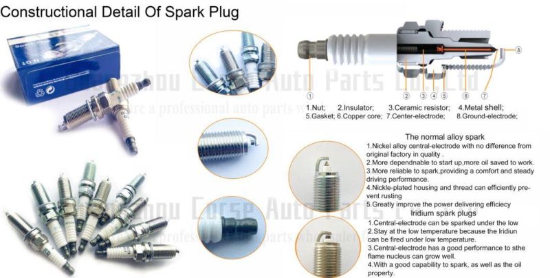 90919-01243 Spark Plugs Fk16hr11 Double Iridium Spark Plug for Toyota Highlander