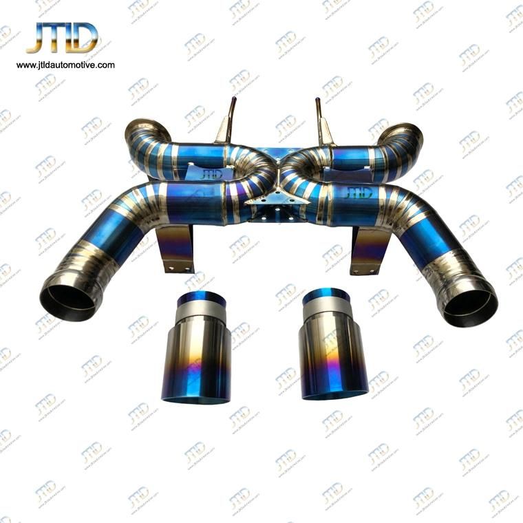 High Quality Titanium X Pipe Performance Exhaust Catback for Mclaren 720s with Titanium Tip