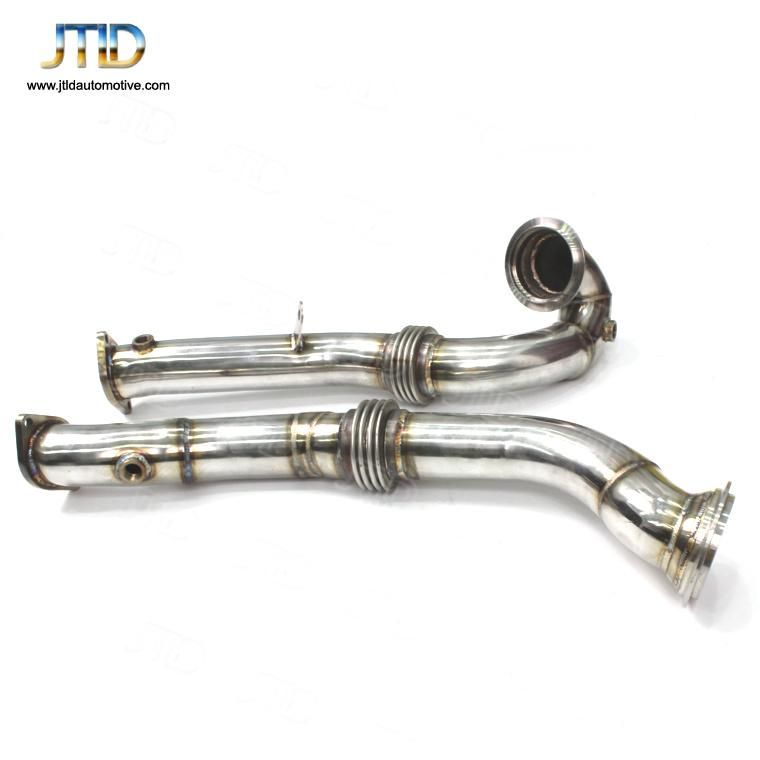 Factory Price Polished Straight Exhaust Downpipe for BMW X6 N54