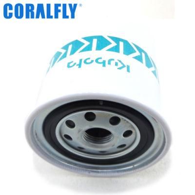 Coralfly 1663143560 1522143170 1584132431 1522143080 1j800-43172 Hh1j043172 7000043080 for Kubota Fuel Filter Spin-on Oil Filter