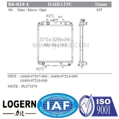 Cooling System Aluminum Radiator for Daihatsu 98- Mira/Move/Opti Mt