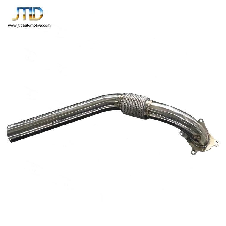Better Price Polished Straight Exhaust Downpipe for VW Golf Mk7 Mk7.5 Gti