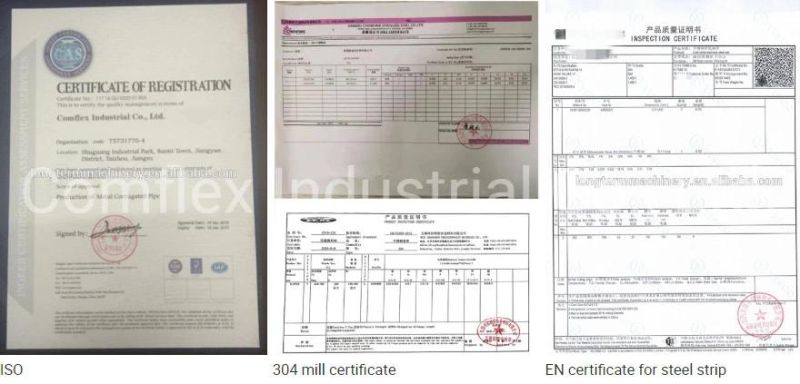 Auto Parts for Exhaust System Flexible Pipe Connectors with Mesh Braid