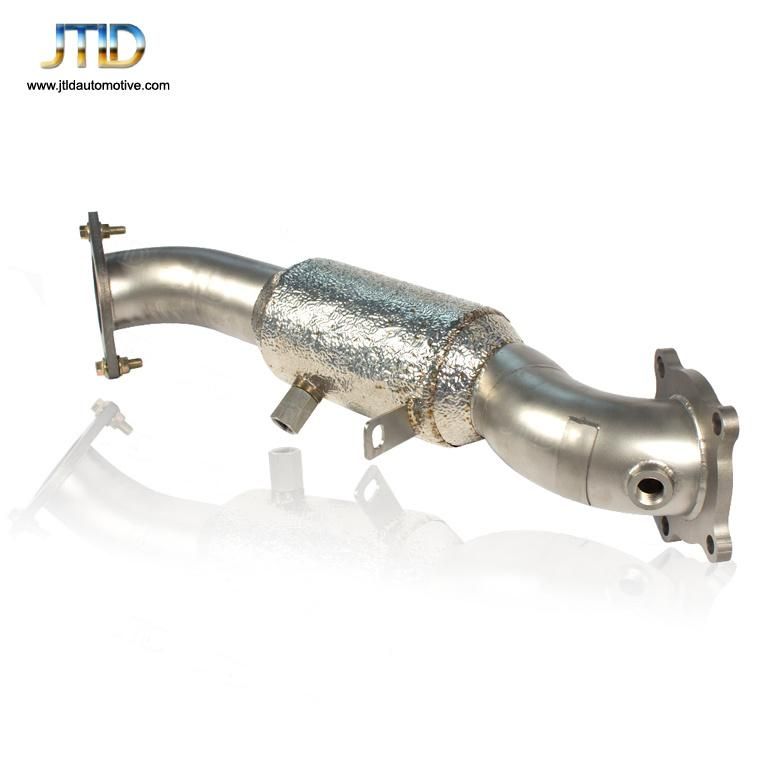 Heatshield Exhaust Downpipe with High Flow Cat for Cadillac CT6 2.0
