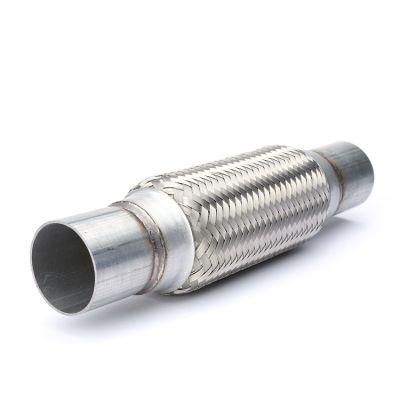 304L Stainless Steel Auto Braided Flexible Exhaust Pipe Muffler