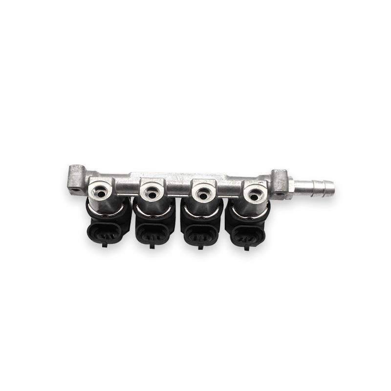 Ig1 Type 4-Cylinder 2-Ohm CNG Injector Rail for Autogas Kits