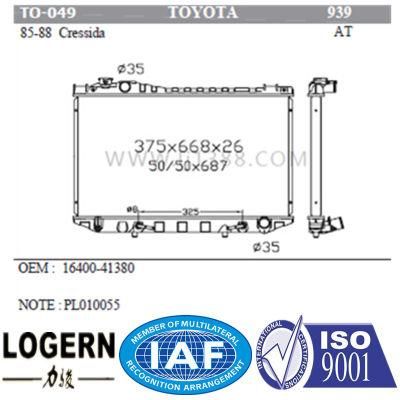 Accessrie Auto Radiator for Toyota Cressida&prime;85-88 at Dpi: 939