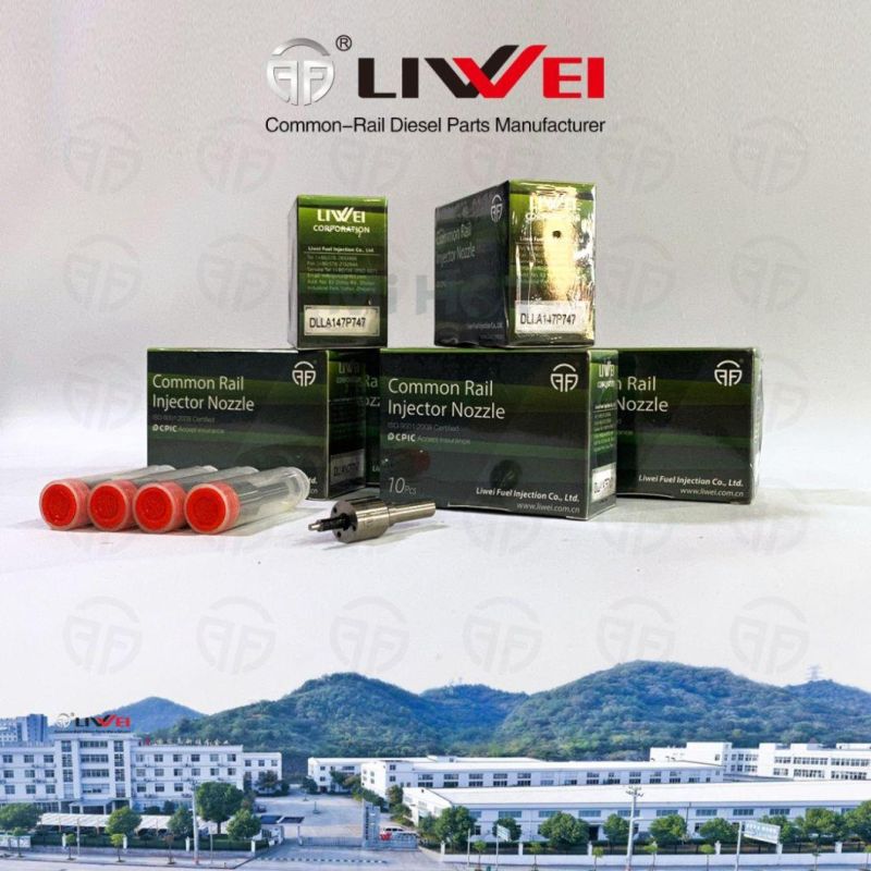 Liwei Brand Common Rail Diesel Nozzle Dlla147p747 for Injector 095000-057#/042#23670-27010/27030/2901523670-29035/2903 for Toyota