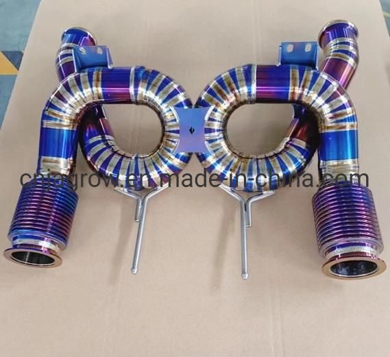 for Mclaren 720s Blue Titanium Alloy Exhaust System