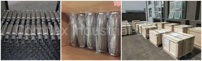 Universal Stainless Steel Exhaust Flexible Auto Pipe SUS304/201 with Double Braid/Interlock Layer/Outer Wire Mesh/Bellow Exhaust Pipe