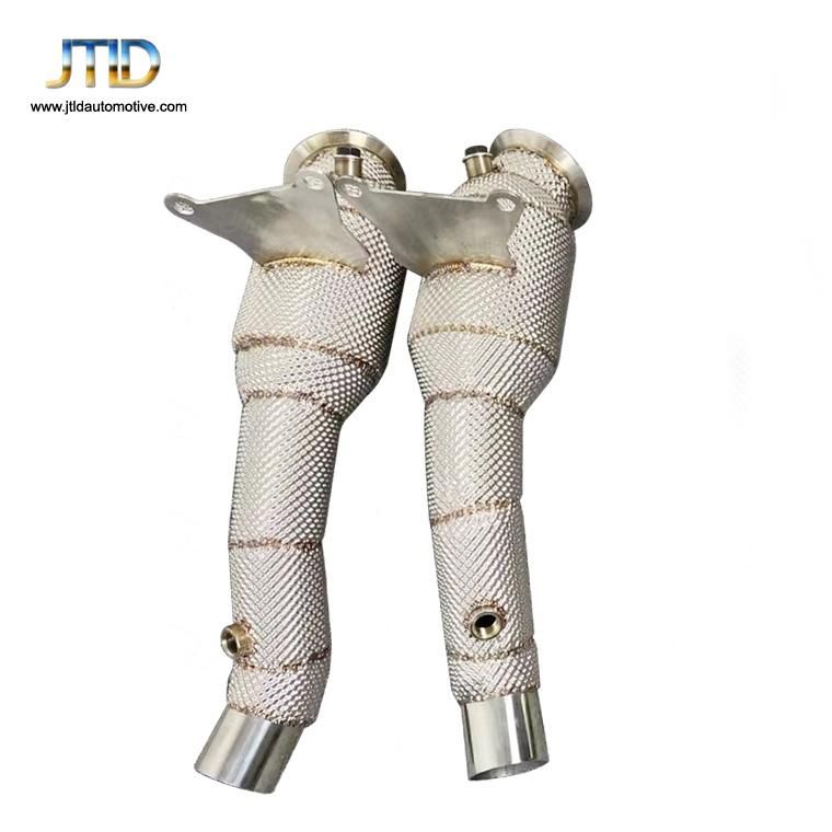 304 Ss High Quality Headshield Exhaust Downpipe for Ferrari 458